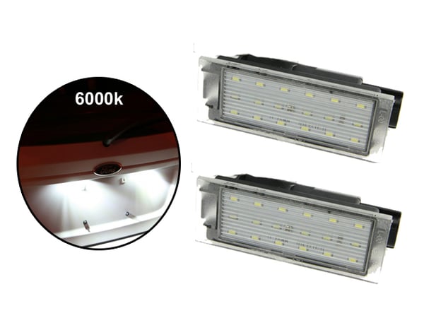 Renault Clio Megane Laguna Twingo Velsatis  Led skyltbelysning