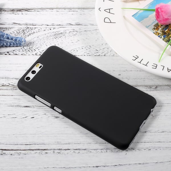 Huawei P10, Cover Plastcover Gummiert - Sort