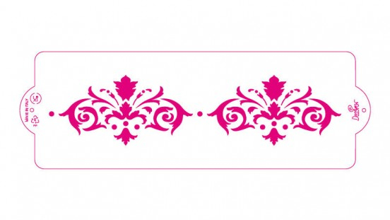 Decora Tårt Stencil 10x30cm olika motiv
