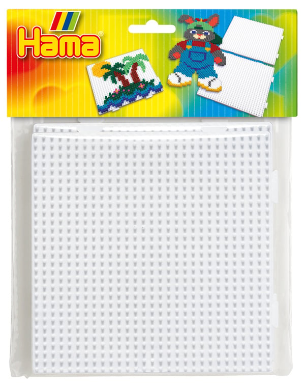 Hama Midi Perleplade Firkantet 2-pak