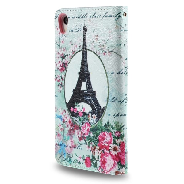 Sony Xperia Z3 Eiffeltårnet & Blomster Lommebok - cover