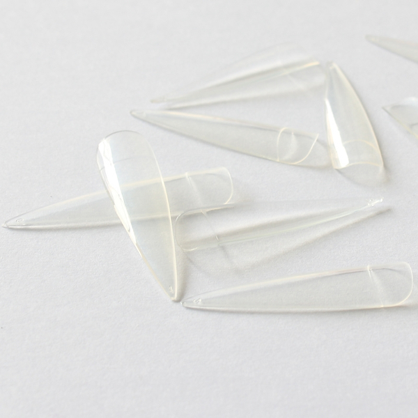 24 stk spikertips stilett ekstra lange tips falske negler neglespisser