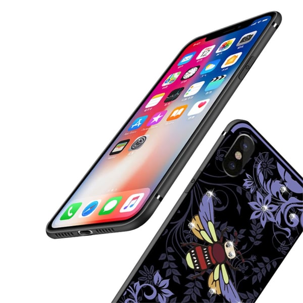 NXE iPhone X TPU - Skal - Purple Bee