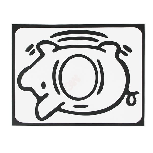 Hat Prince Creative Decal -tarra Macbook Air/Pro - Sika