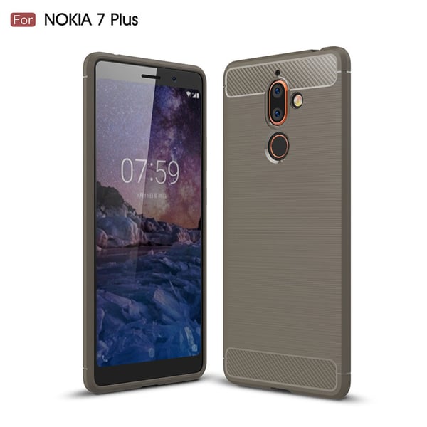Stöttåligt Armor Carbon TPU-skal Nokia 7 Plus