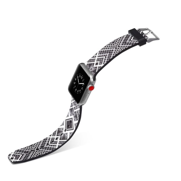 Silikon klokkerem til Apple Watch 4 44mm, 3/2/1 42mm - firkant
