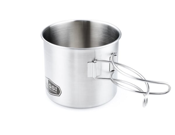 GSI OUTDOORS GLACIER STEINLESS BOTTLE CUP/POT, 68214