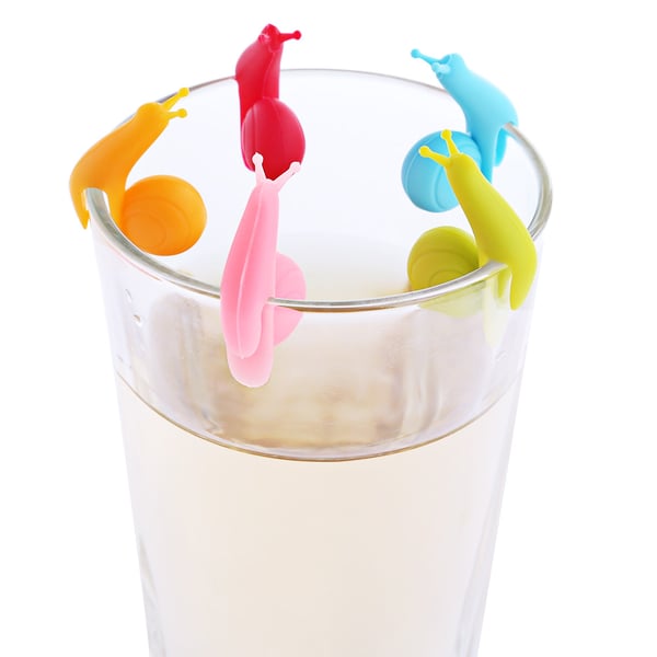 5 supersøte tesnegler - Snegl - Teposeholder
