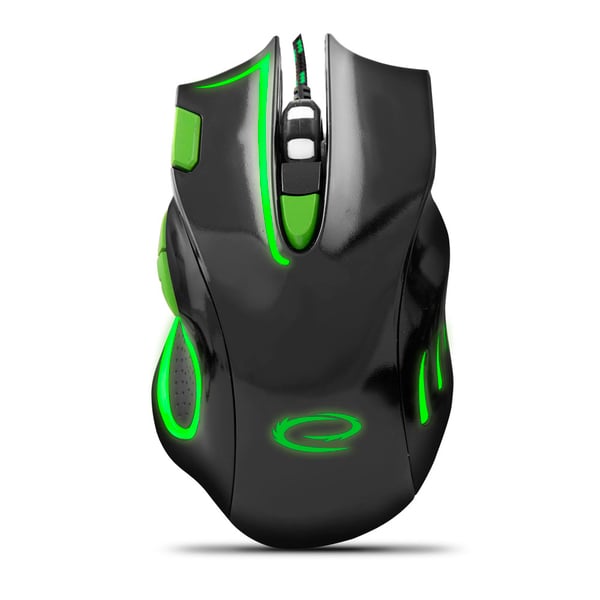 TRÅDAD GAMING MUS 7D OPT. USB MX401 HAWK SVART-GRÖN TRÅDAD GAMING MUS 7D OPT. USB MX401 HAWK SVART-GRÖN