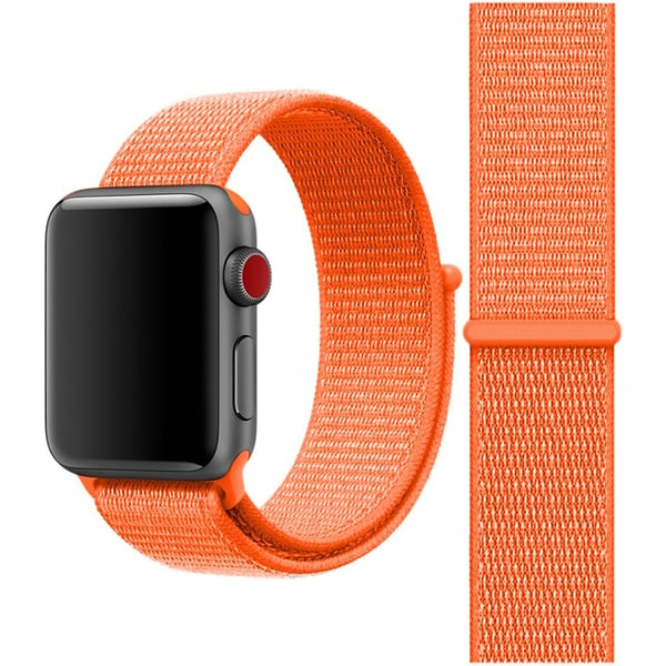 För Apple Watch 42mm Nylon Loop med kardborreknäppning