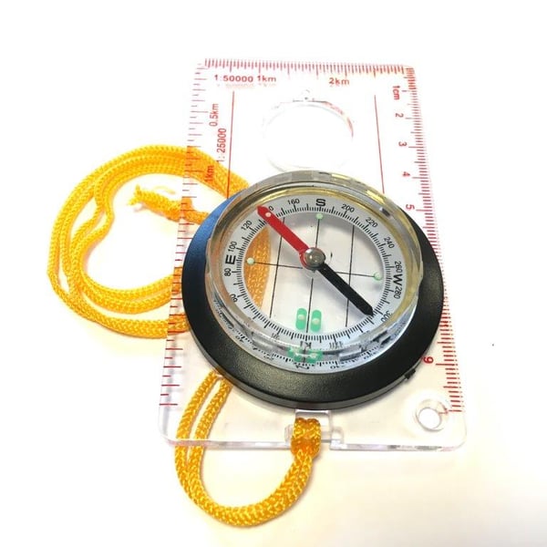 Klassisk kompass för karta