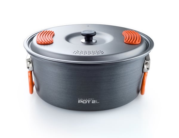 GSI HALULITE COOK POT 2.2 L 50192, hårdanodiskerad gryta camping