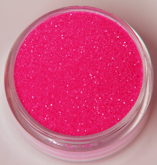Negleglitter - Finkornet - Gelérosa - 8ml - Glitter
