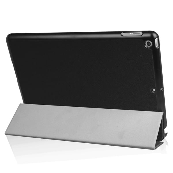 iPadille 9,7 tuuman (2017) kolminkertainen jalusta tablettikotelo - musta