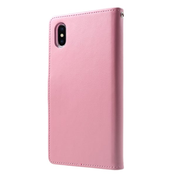 Mercury GOOSPERY Rich Diary til iPhone XS Max - Rosa