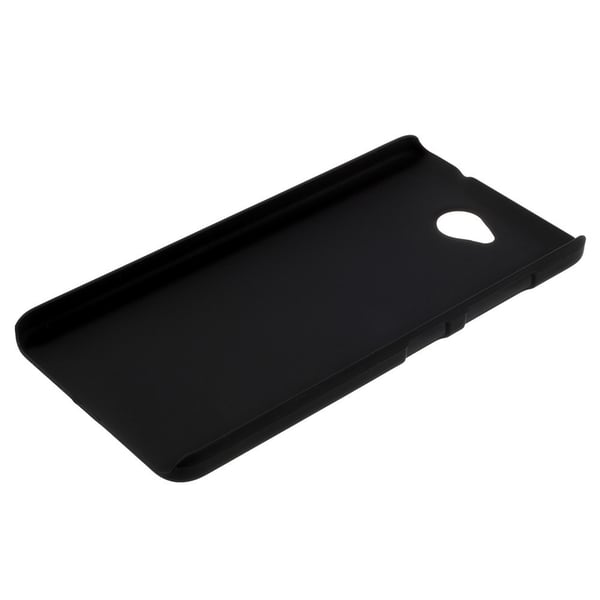 Microsoft Lumia 650 Rubberized Hård Plast Skal - Musta