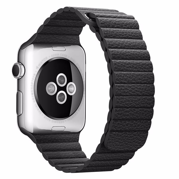 Til Apple Watch 38mm Loop magnetisk låsespænde PU læder armbånd