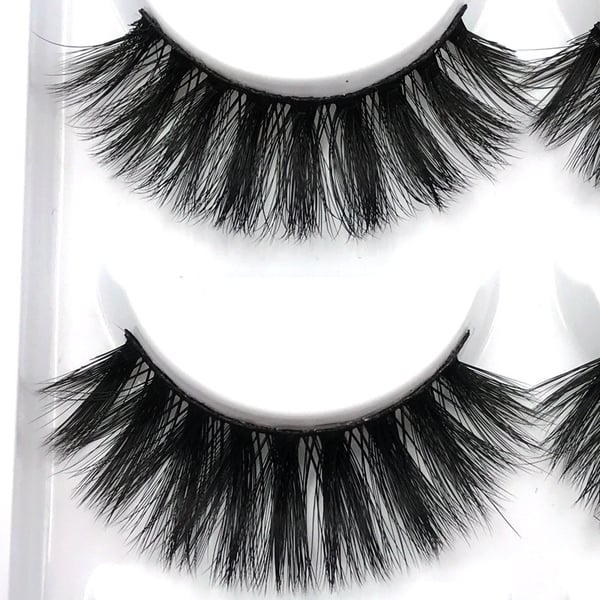 5 par falske øyevipper - 3D faux mink - G800