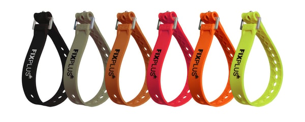 spännband plast/tpu,  skidband plast, FIXPLUS 46 CM orange