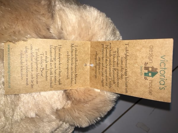 Bamse 80 cm Fredriksson Bamse STOR bamse blød bjørn