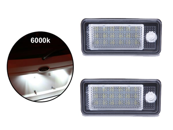 Audi A3 S3 A4 S4 RS4 RS6 A5 A6 C6 S6 Q7 Led skyltbelysning