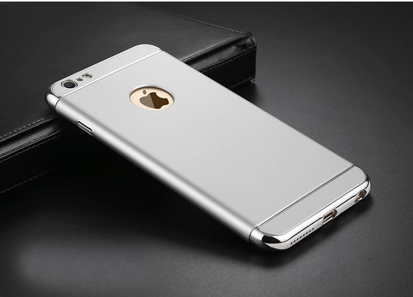 Design skal 3 i 1 guldkant till iPhone 6/6S PLUS