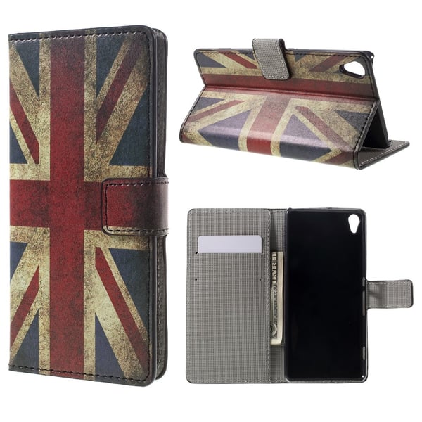 Sony Xperia XA Lommebok - deksel Retro UK Flagg