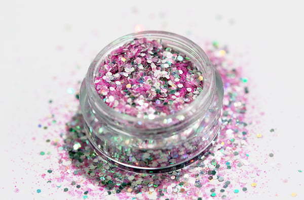 Nail Glitter - Mix - Orkidea - 8 ml - Glitter