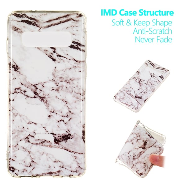 Mønster IMD TPU Blødt Bagcover til Samsung Galaxy S10 - Stil J