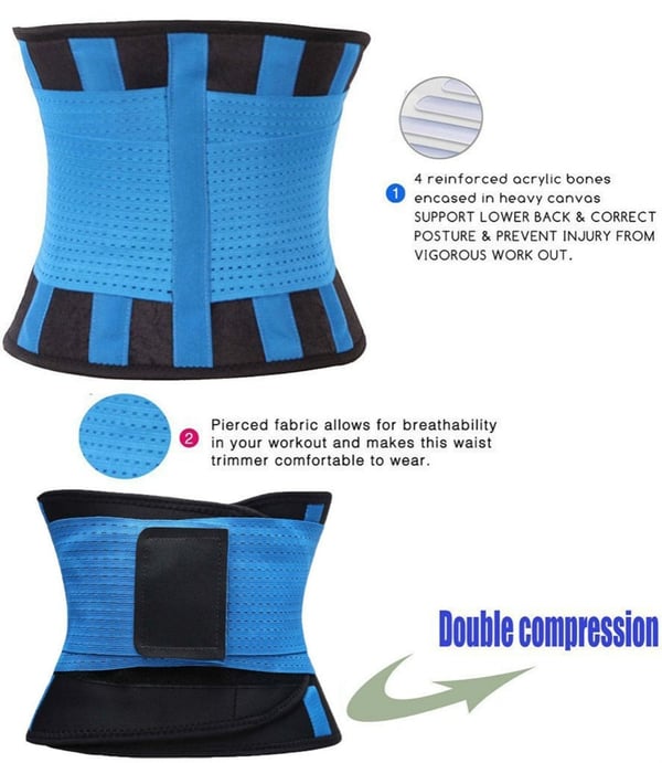 Waist Trainer - XL - Blå