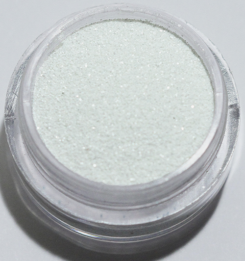 Negleglitter - Finkornet - Hvit matt - 8ml - Glitter
