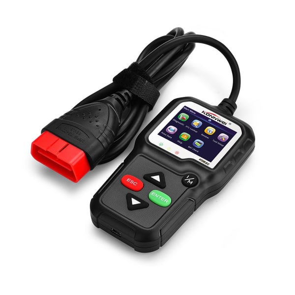 KONNWEI KW680 OBDII/EOBD - skanner OBD2 bildiagnostisk skanner