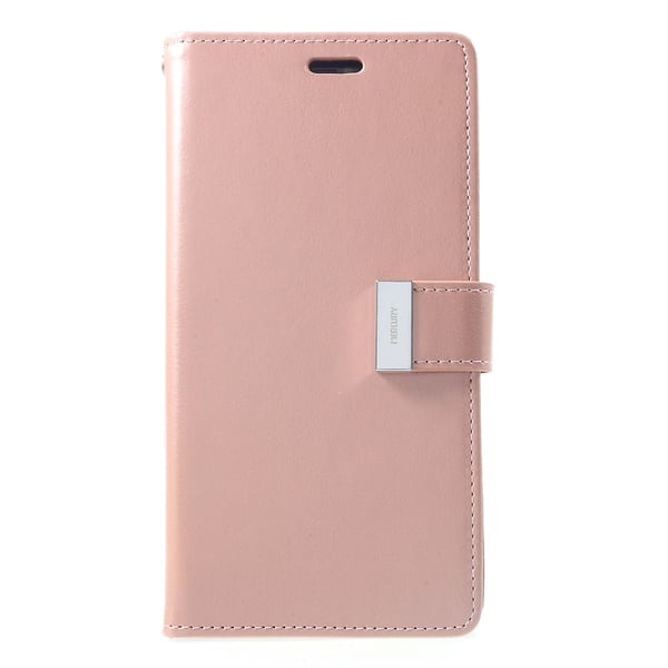 MERCURY GOOSPERY Rich Diary Pung Etui iPhone XS Max - Rosaguld