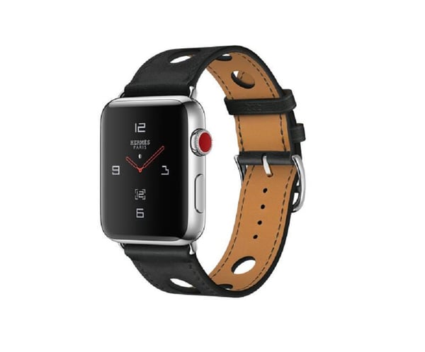 Aitoa nahkaa oleva rannekoru Apple Watch 42mm:lle