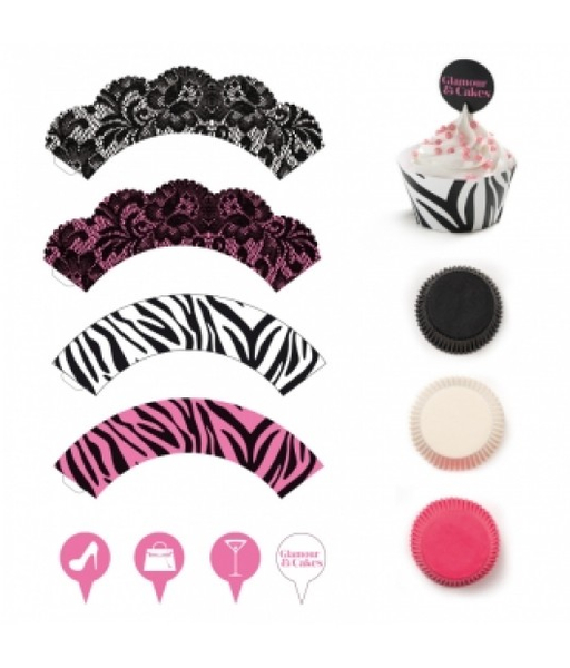 Muffinsformar / Cupcake Wrappers & Toppers Glamour