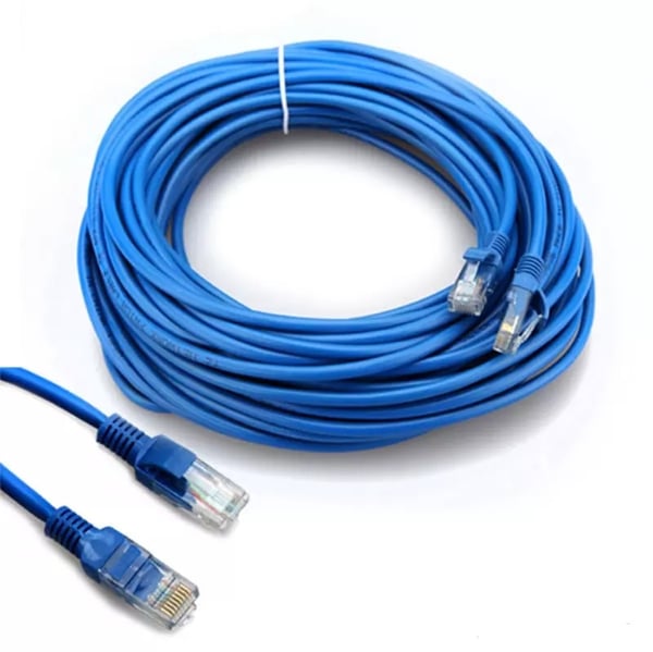 400 cm Cat5e 1000 Mbps Ethernet / Nettverkskabel - Blå