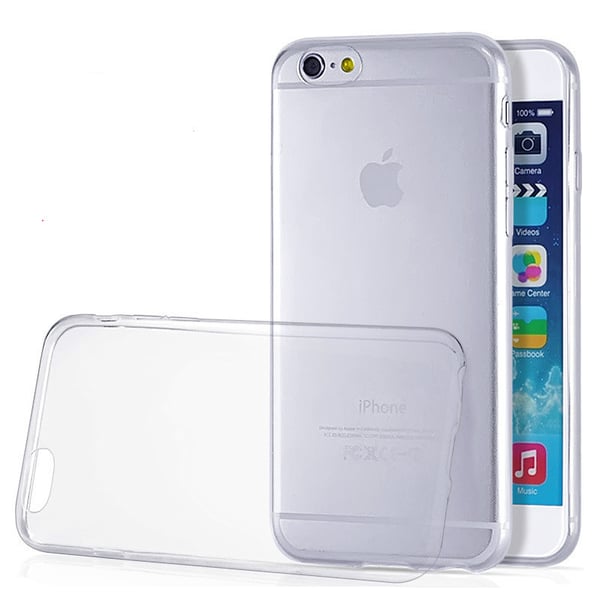 Transparent Silikon TPU-Skal till iPhone 6/6S