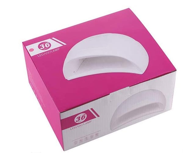 36w UV/LED lampe med timerfunktion