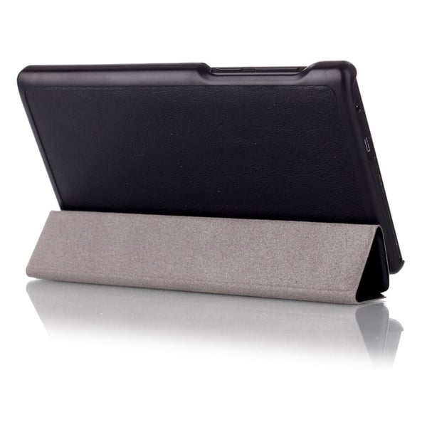 Kolminkertainen telinekotelo Lenovo Tab 2 A7 - 10 - Musta