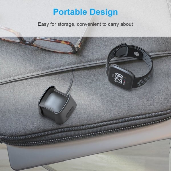 USB - latauskaapelin teline Fitbit Versa Smart Watchille