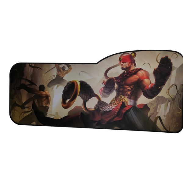 Lee Sin League of Legends XL E-sport keyboardmusemåtte, 73x33/28cm Lee Sin League of Legends XL E-sport keyboardmusemåtte, 73x33/28cm