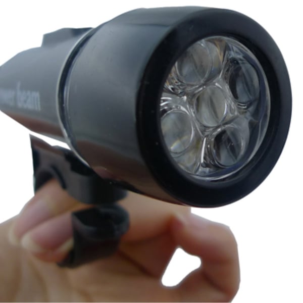 5 - LED cykel forlygte med baglygte