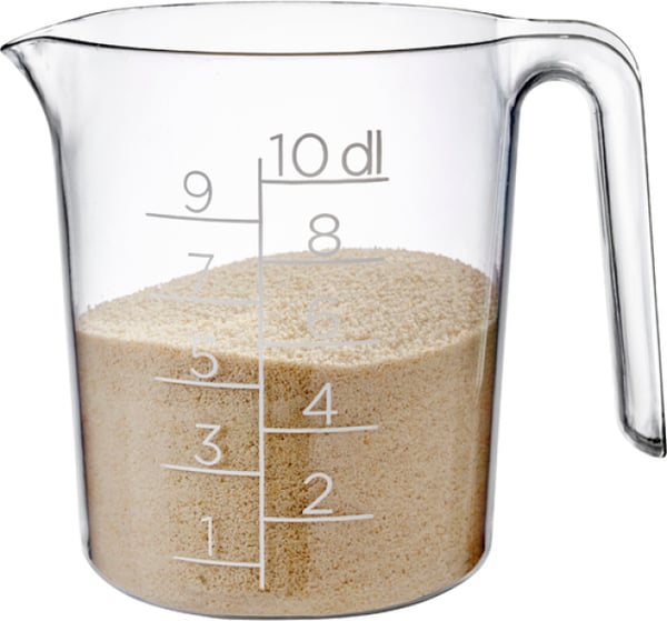 Måttkanna / Hushållsmått 1 L Gastromax