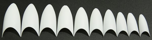 100 kpl Valkoiset stiletto tips stiletto tips kynnet