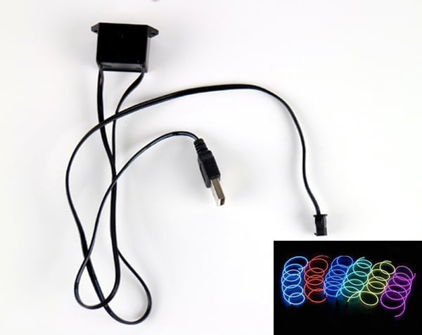 Glowstrip driver 5v USB för slingor Neonslingor / EL-wire Glowstrip driver 5v USB för slingor Neonslingor / EL-wire