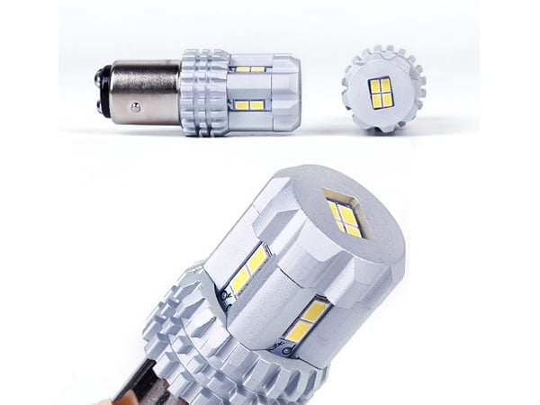 Bay15d p21/5w 1157 Led 12kpl 3020smd siru 6000K 2-pack