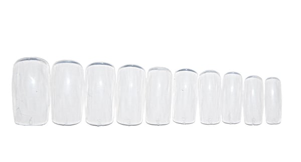 500st Lösnaglar ~ clear ~ Hela naglar ~ False Nails