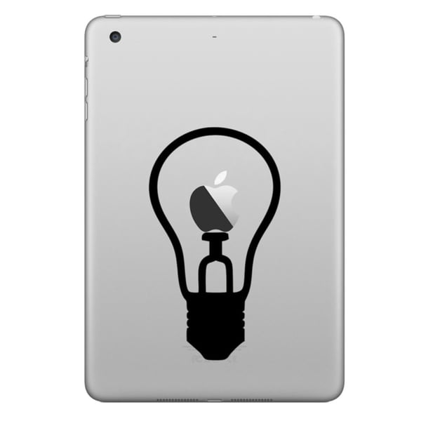 HAT PRINCE Tyylikäs ja hieno PVC-tarra iPadille - Lamppu