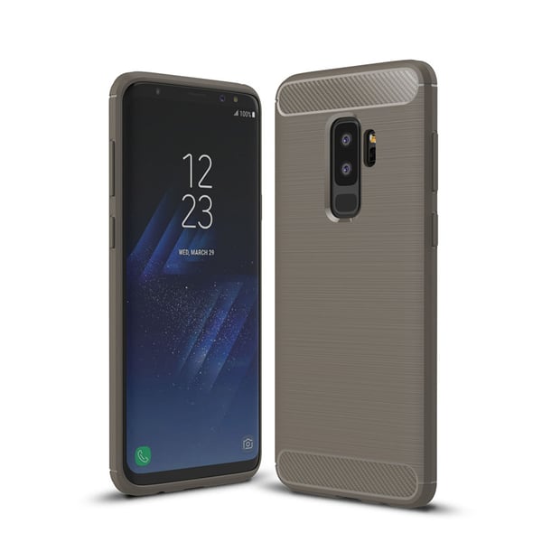 SKALO Samsung S9 Plus Armor Carbon Stöttåligt TPU-skal
