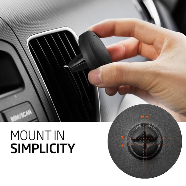 Air Vent Mount - Magnetisk Mobilholder for alle Telefoner